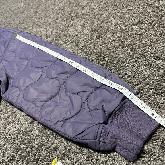 Madewell Oversized Purple Shacket Cottage Fall Bomber Lagenlook Jacket Womens S - Picture 7 of 8